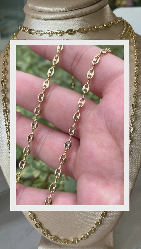 Mini Puffer Link Necklace