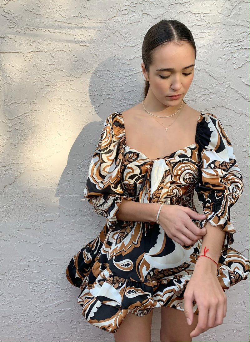 Rust Grazie Dress