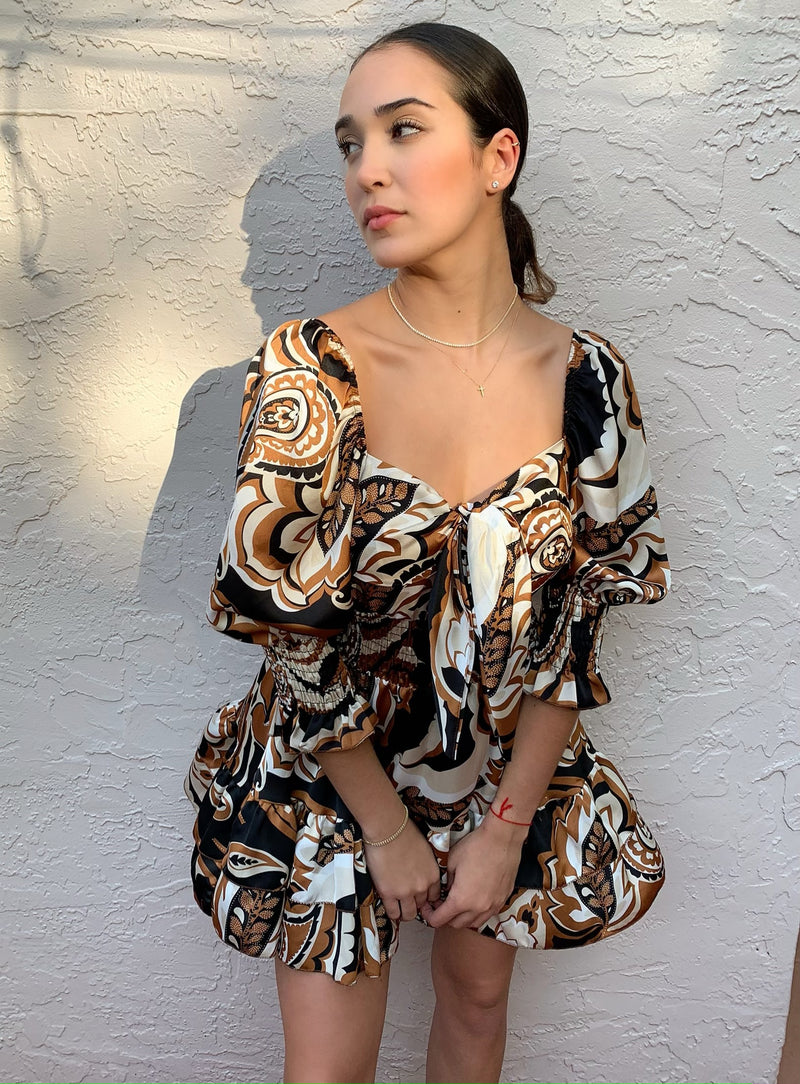 Rust Grazie Dress