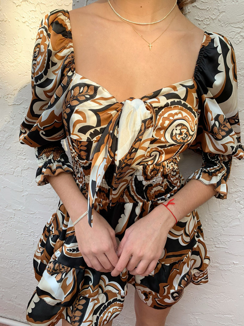 Rust Grazie Dress