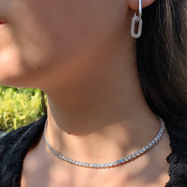 Tennis Necklace Set