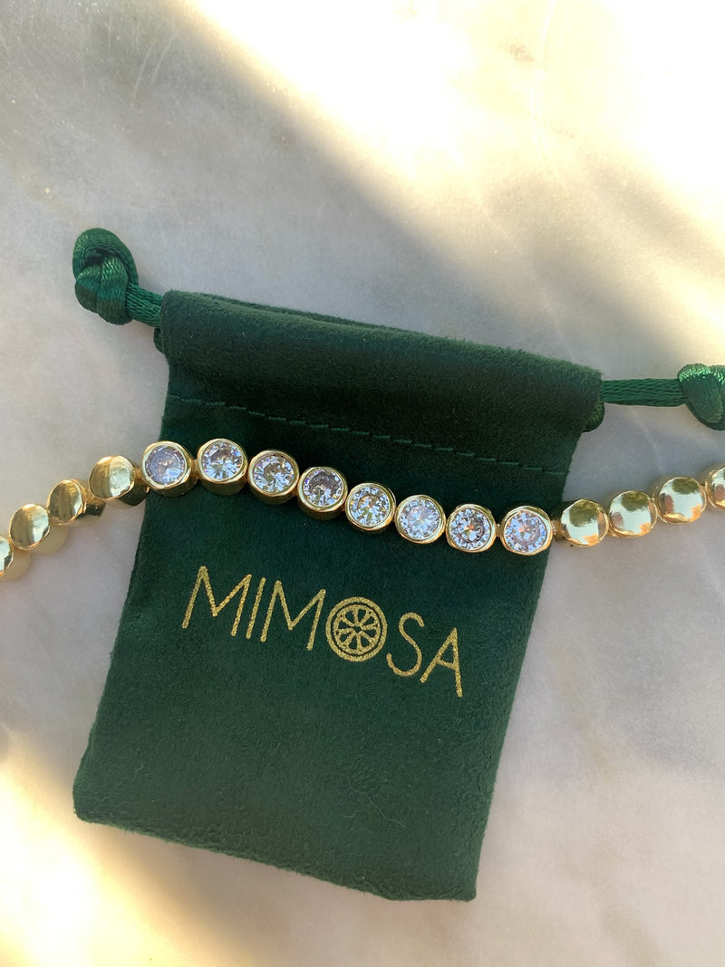 90’s Style Eternity Tennis Bracelet