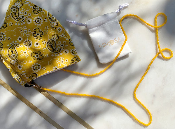 Paisley Mask + Chain Set