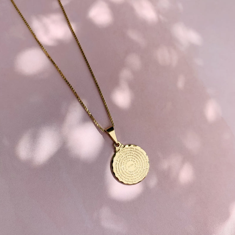 Prayer Coin Necklace