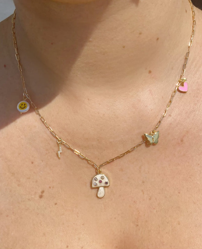 Mellow Mushroom Necklace