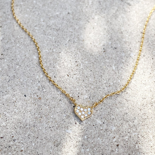 Mini Mended Heart Necklace