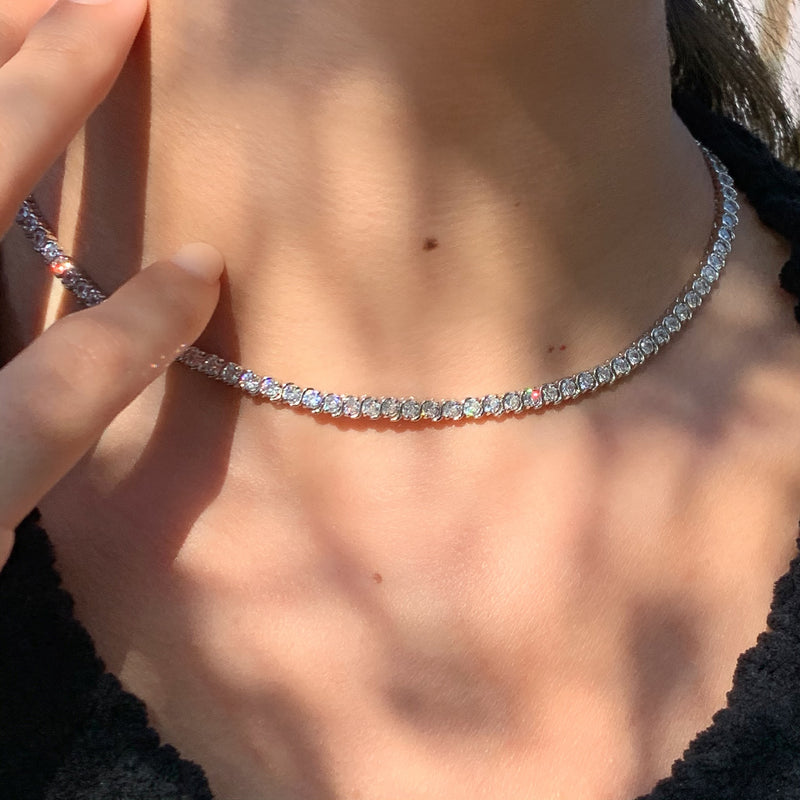 Tennis Necklace Set