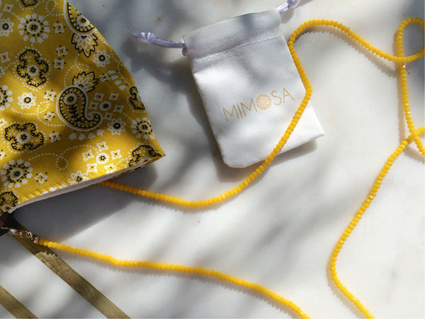 Paisley Mask + Chain Set