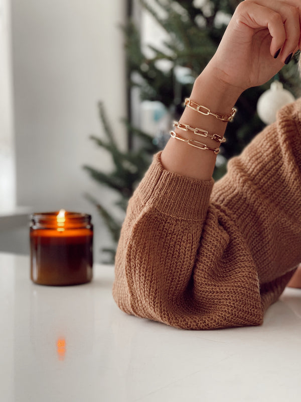 So Icy Paperclip Bracelet