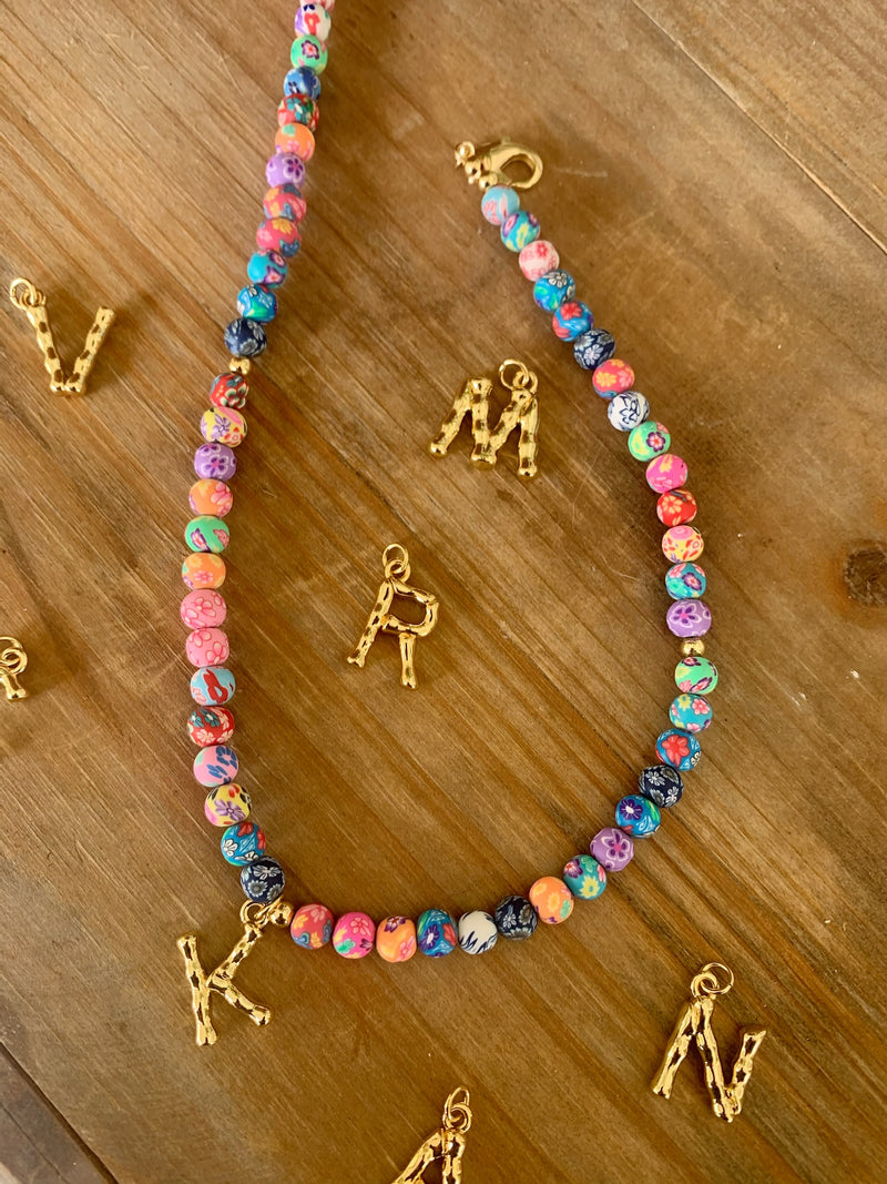 Chiqui Summer Initial Necklace