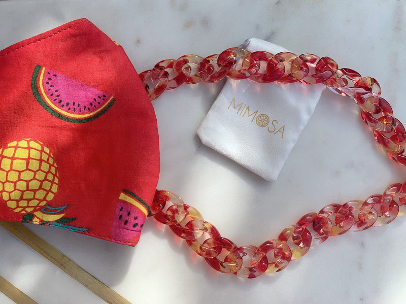 Fruit Mask + Chain