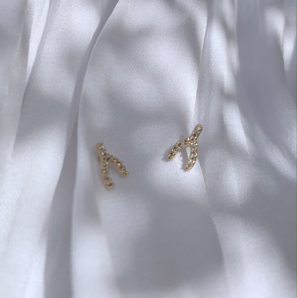 Mini Wishbone Studs