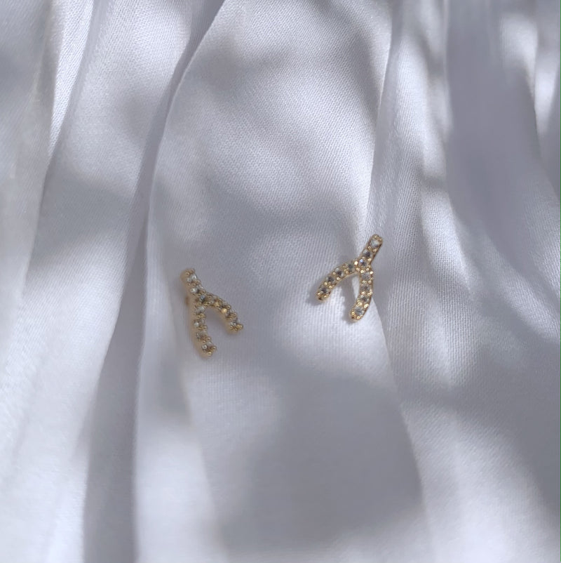 Mini Wishbone Studs